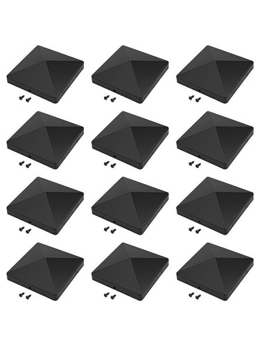 12pcs modern and sleek black - 12pcs,