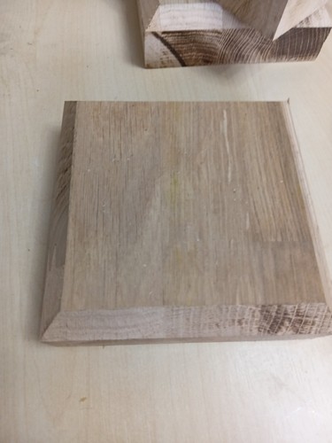 Solid oak fence post - solid,