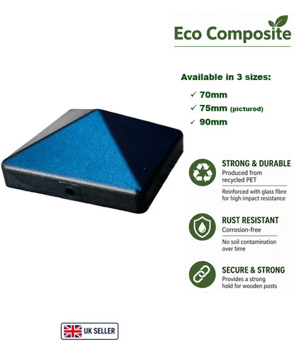 Fence post cap pyramid square - pyramid,