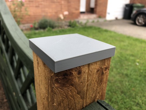 Fence post caps - post, x
