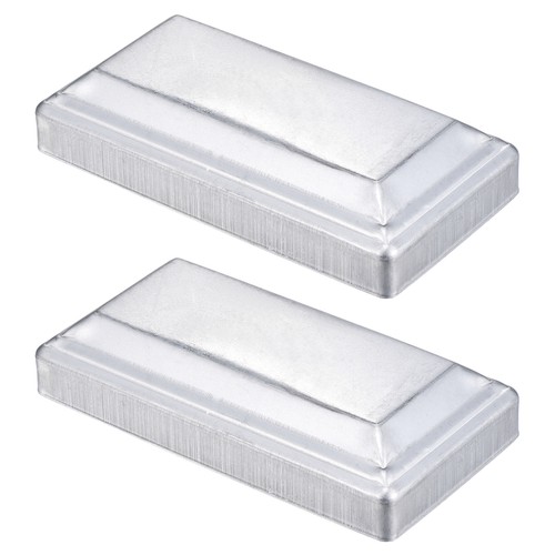 2pcs fence post cap - fence, galvanized