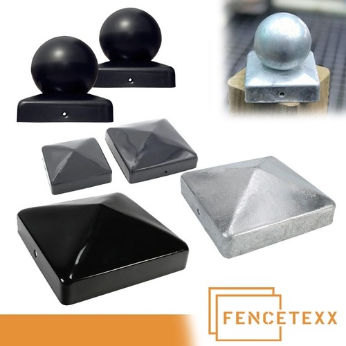 Metal fence post caps - metal,
