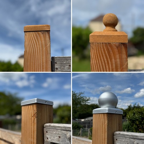Garden fence post caps - post, cappers