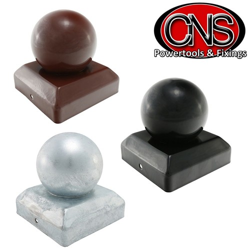 Timco ball fence post - ball, cap