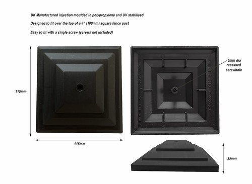 Pack black plastic - of, 10