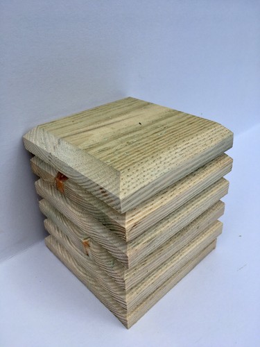 Fence post caps wooden - 6,